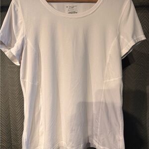 tek gear White Short Sleeve Performance Tee
